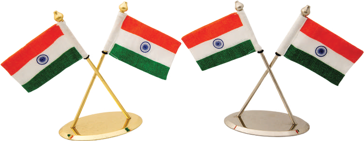 Crossed Flag Stand