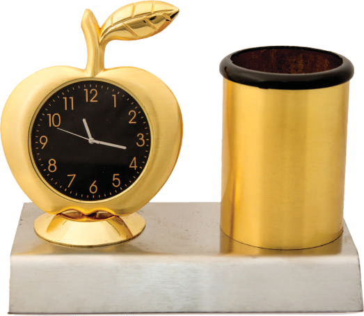 Apple Clock Pen Set